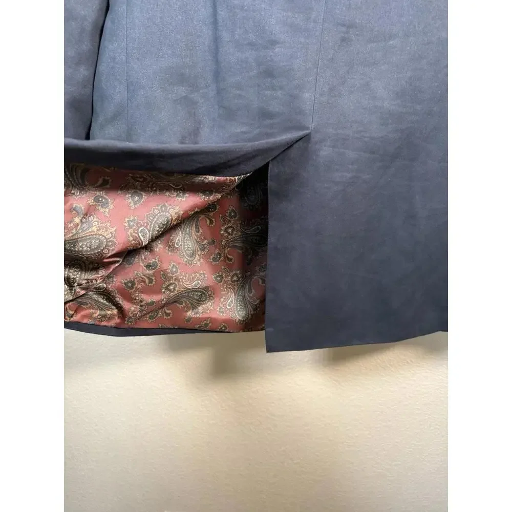 Lauren Ralph Lauren Men’s  Sz‎ 44R Black Polyester  Paisley Lined Jacket